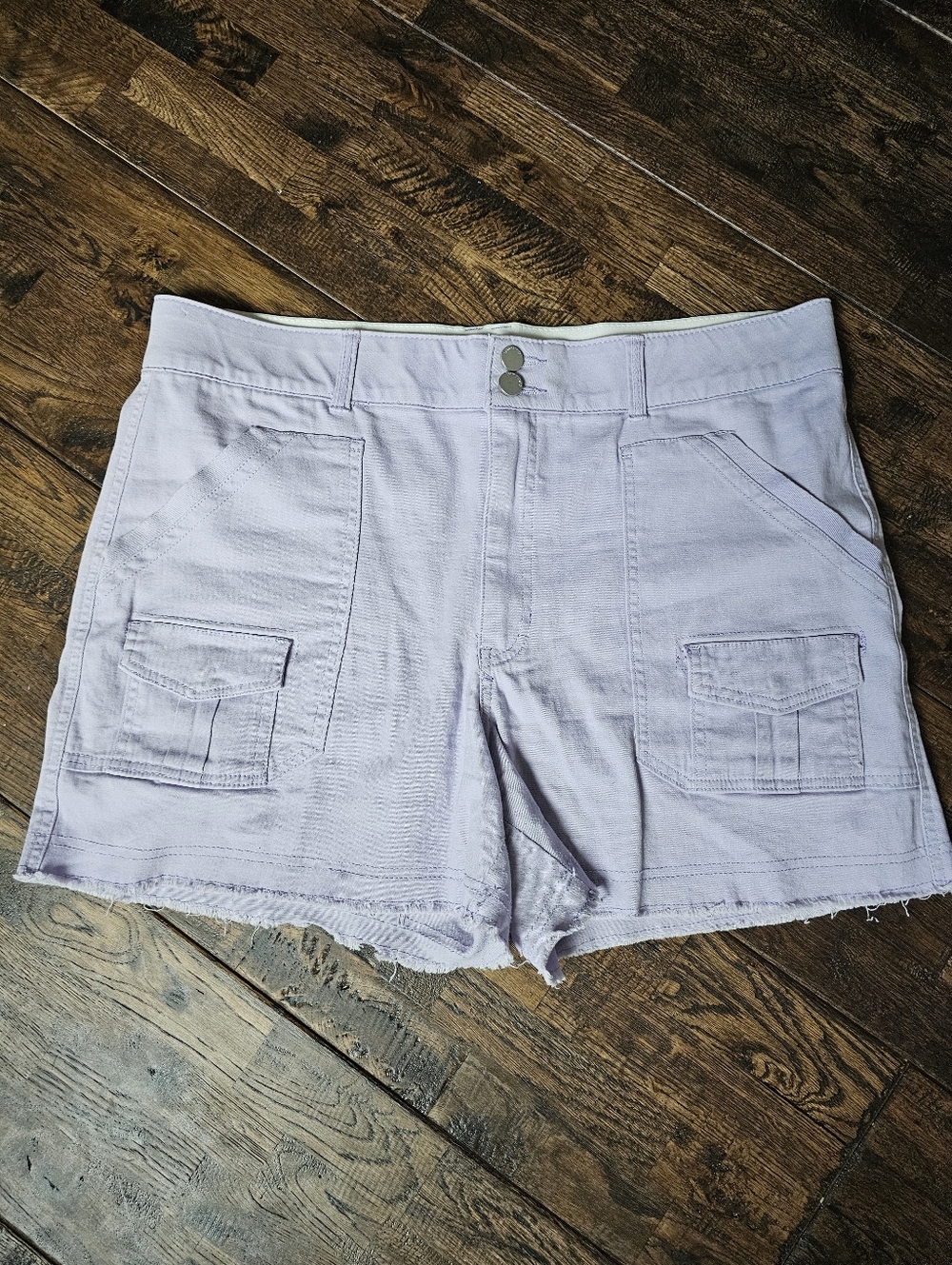 DEMOCRACY WOMENS LILAC SHORTS SIZE 16